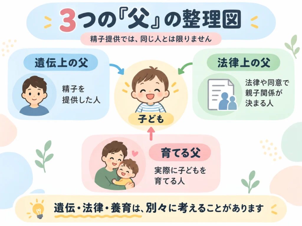 3つの「父」の整理図