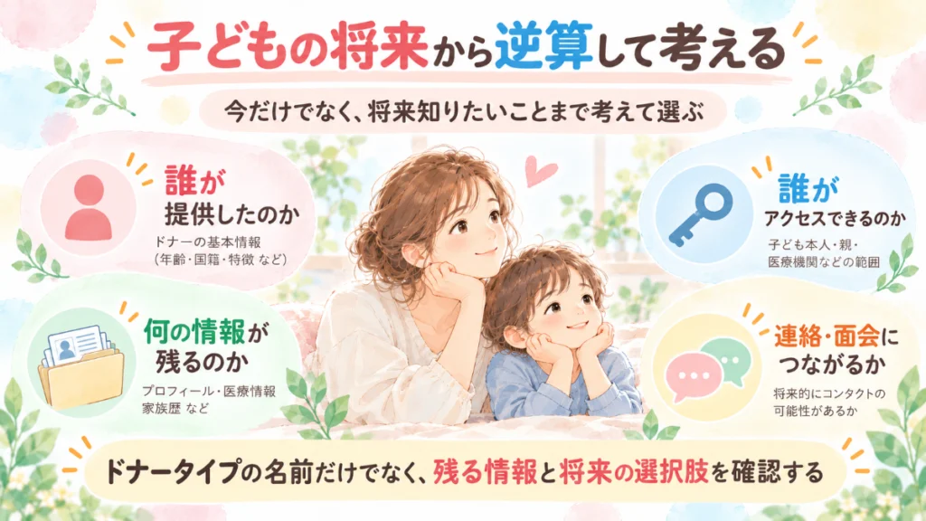 子供の将来から逆算して考える