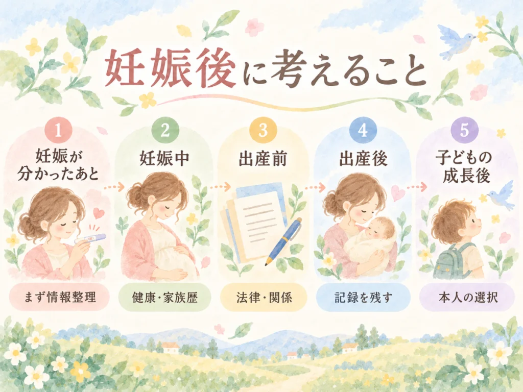 妊娠後に考えること