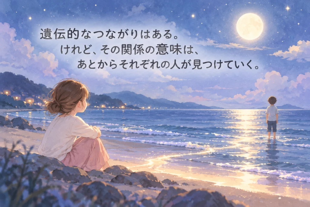 関係の意味は、あとからそれぞれの人が見つけていく